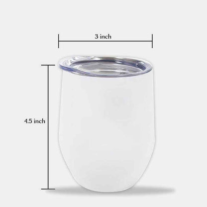 Cute Sea Turtle - Personalized Turtle Wine Tumbler