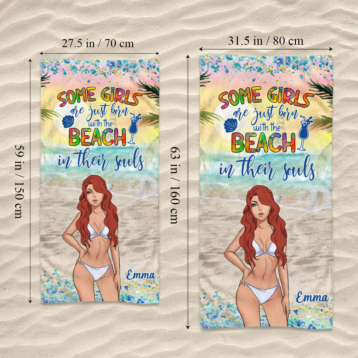 The Ocean Is Calling - Personalized Sea Lover Beach Towel