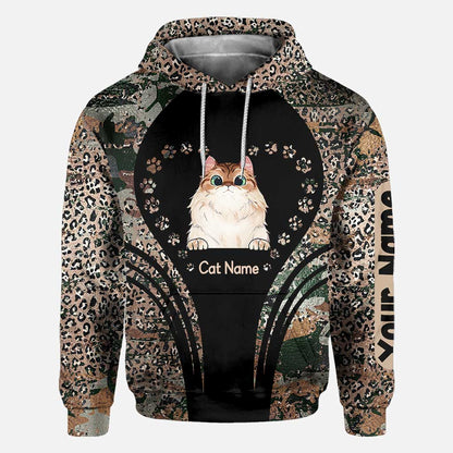 Love Cats - Personalized All Over T-shirt and Hoodie
