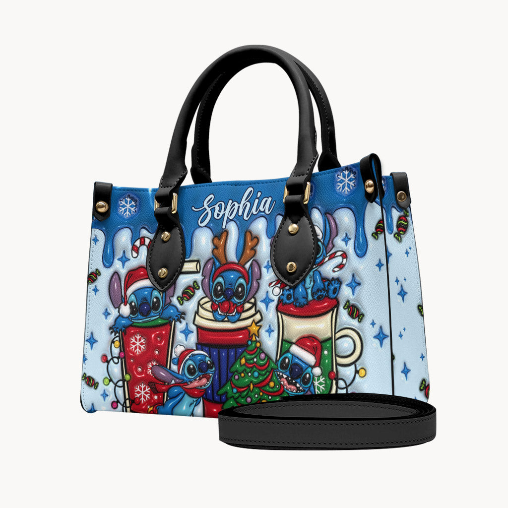 Merry Stichmas - Personalized Ohana Leather Handbag