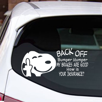 Back Off Bumper Humper