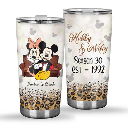 New Season - Personalized Couple Mouse Tumbler