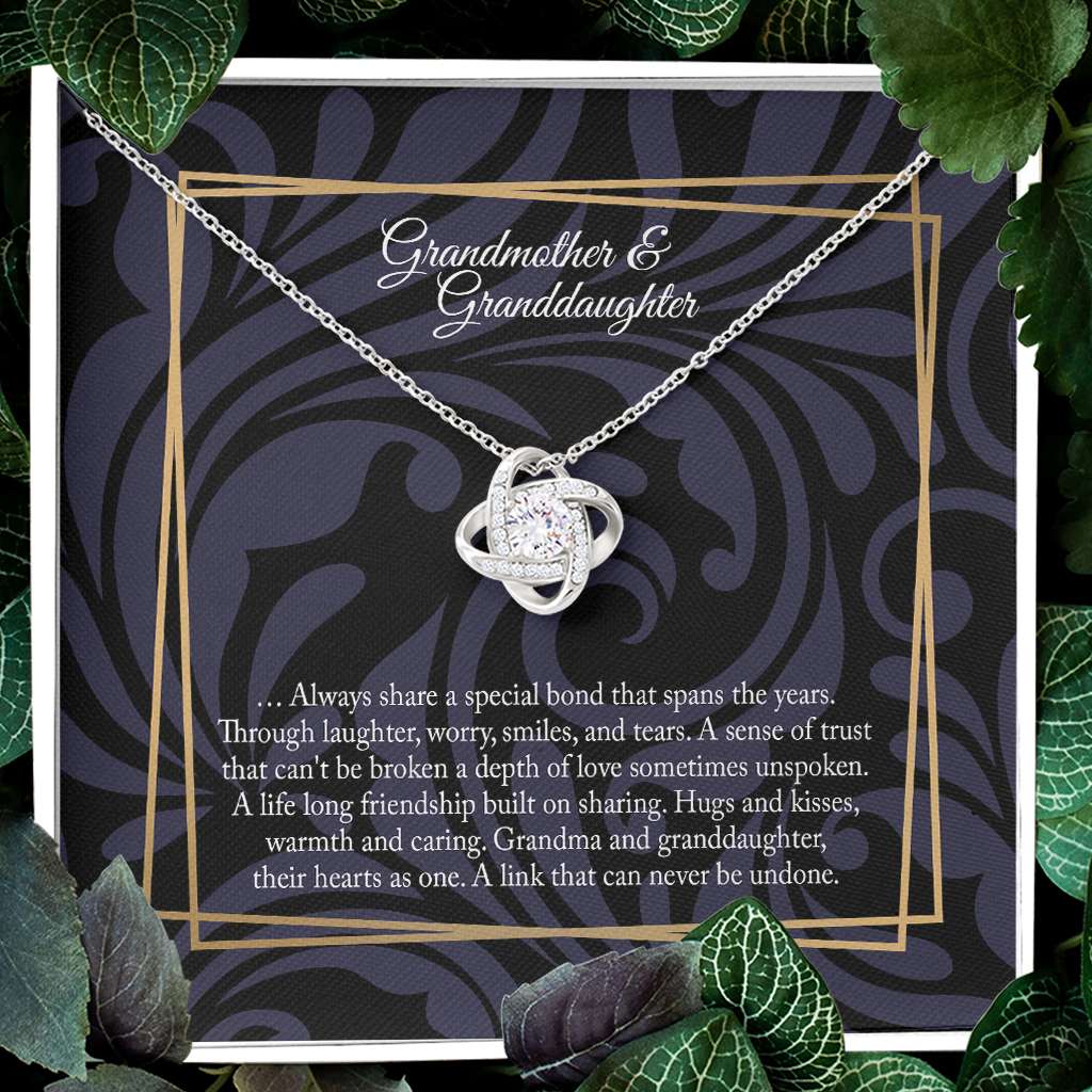 Grandma Sweet Grandma Gift Grandma Gift - Grandma Love Knot Necklace 0921