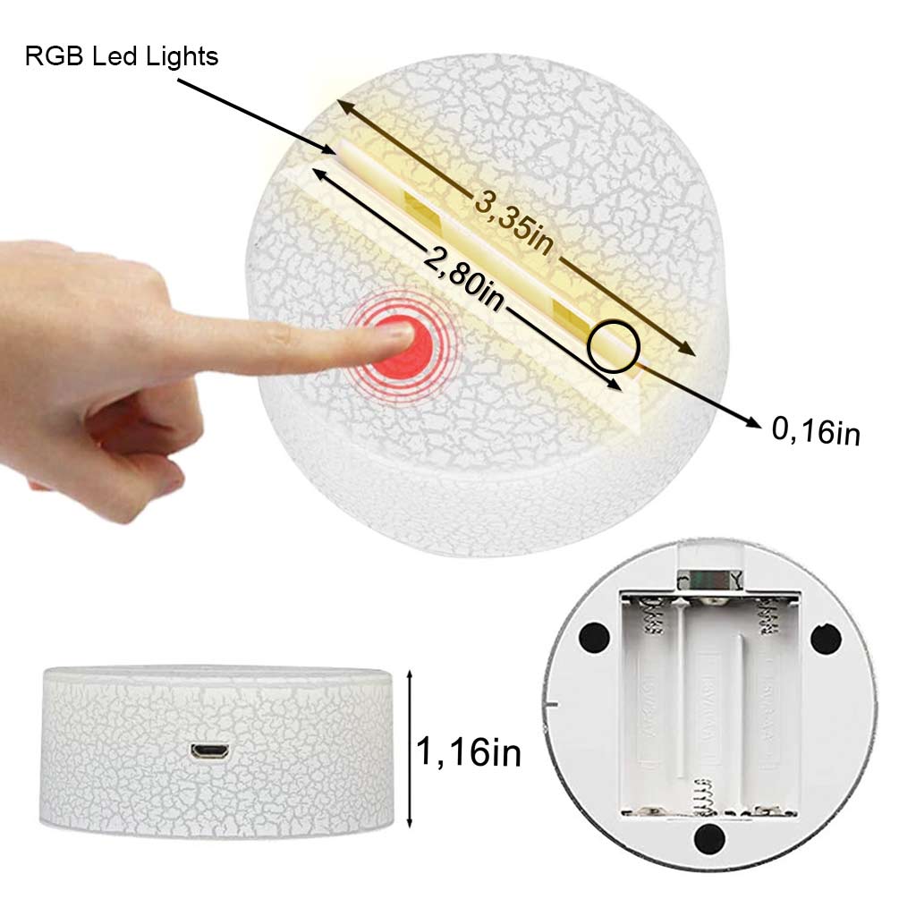 Grandma Heart - Personalized Shaped Plaque Light Base