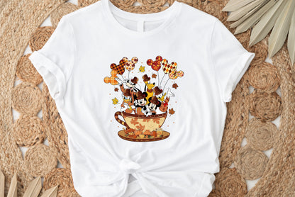 Autumn Leaves Mouse T-shirt and Hoodie 0823