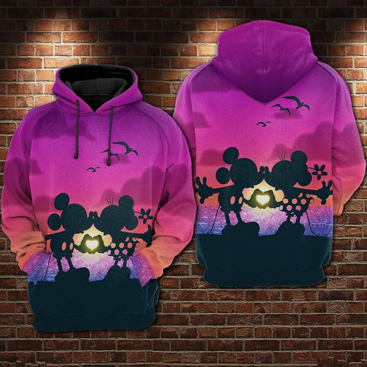 Mouse Couple Mouse All Over Shirt 0823