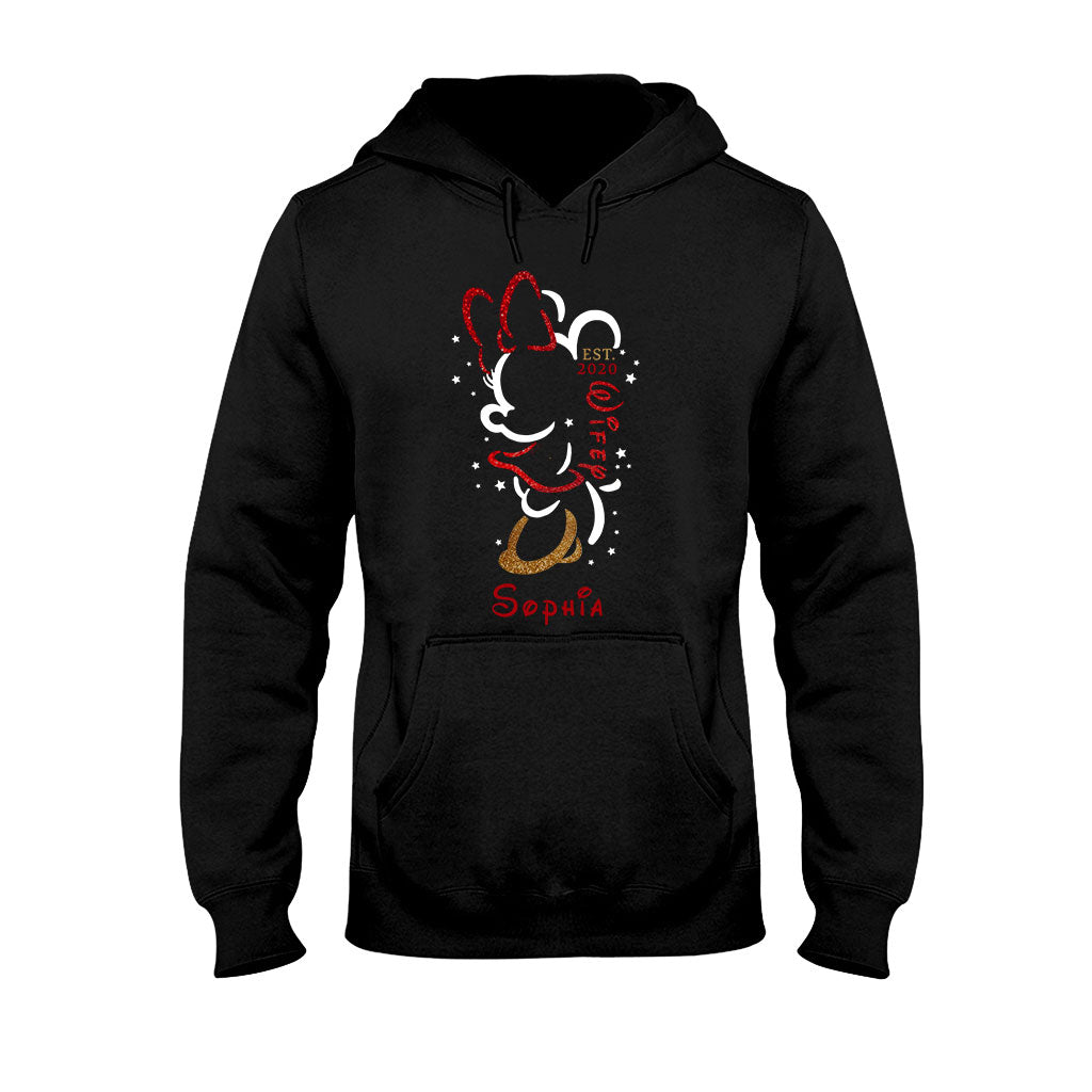 Hubby And Wifey - Personalized Couple Mouse T-shirt and Hoodie