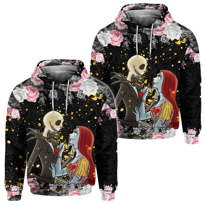 So Many In The Darkness Black Pink - Couple Personalized Nightmare All Over T-shirt and Hoodie
