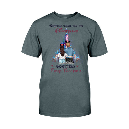 Couple That Go To Magical Land Together - Personalized Couple Mouse T-shirt and Hoodie