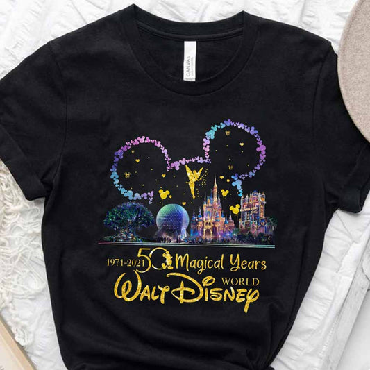 50th Magical Years Mouse Ears 1 -  T-shirt and Hoodie