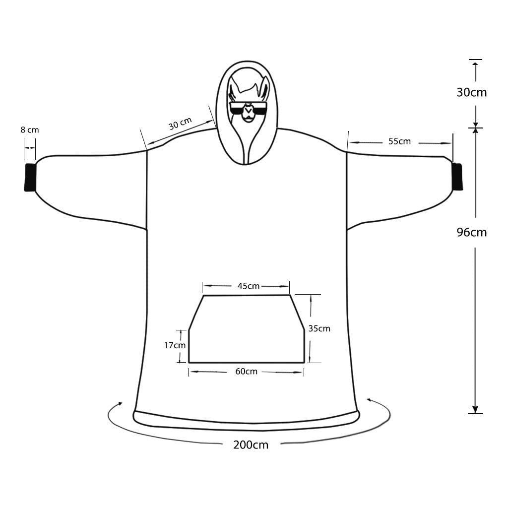 Ohana - Personalized The Force Blanket Hoodie