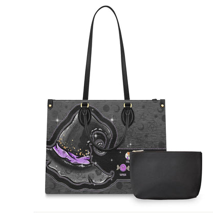 One Spooky Nana - Personalized Grandma Leather Handbag
