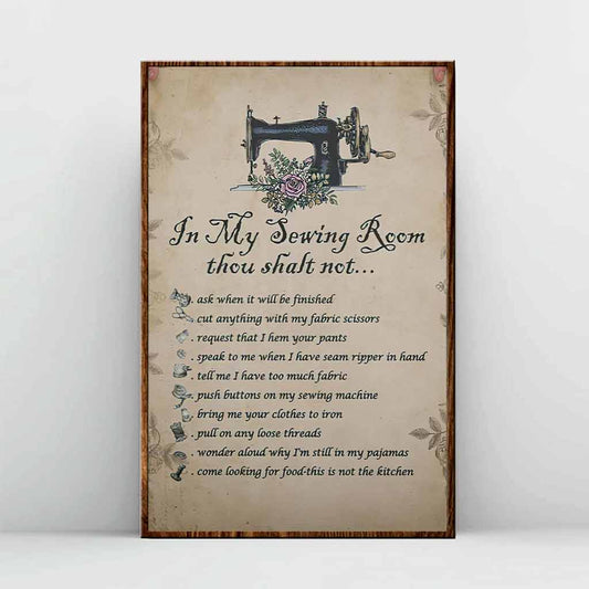 Sewing Rules Poster 062021