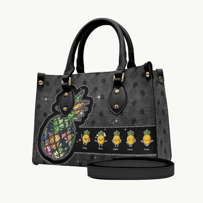 Important Nana Stuff - Personalized Leather Handbag