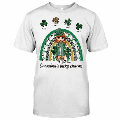 Irish One Lucky Grandma - Personalized Patrick's Day T-shirt and Hoodie
