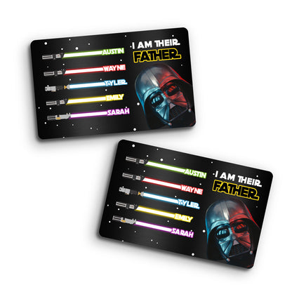 I Am Their Father - Personalized Father's Day Father Wallet Insert Card