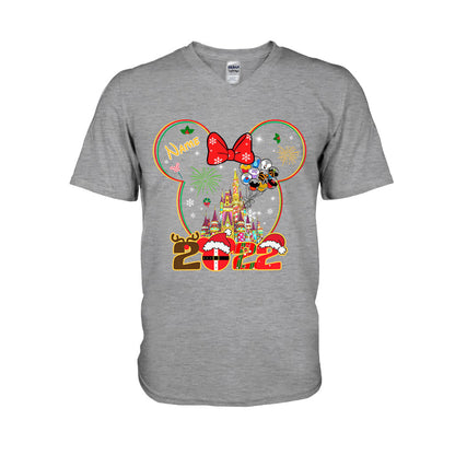 Merry Christmas - Personalized Christmas Mouse T-shirt and Hoodie