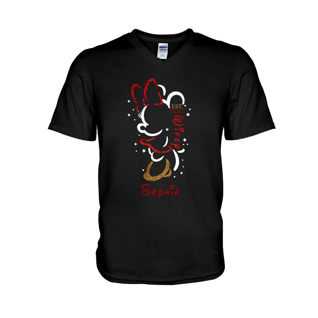 Hubby And Wifey - Personalized Couple Mouse T-shirt and Hoodie