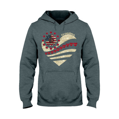 Grandma - Personalized Independence Day T-shirt and Hoodie