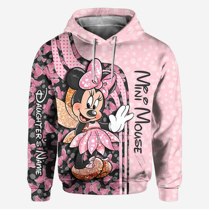 Mama & Mini Mouse Ears - Personalized All Over T-shirt and Hoodie
