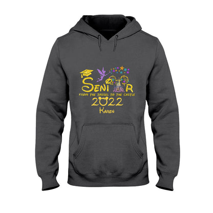 From The Tassel To The Castle - Personalized Graduation T-shirt and Hoodie
