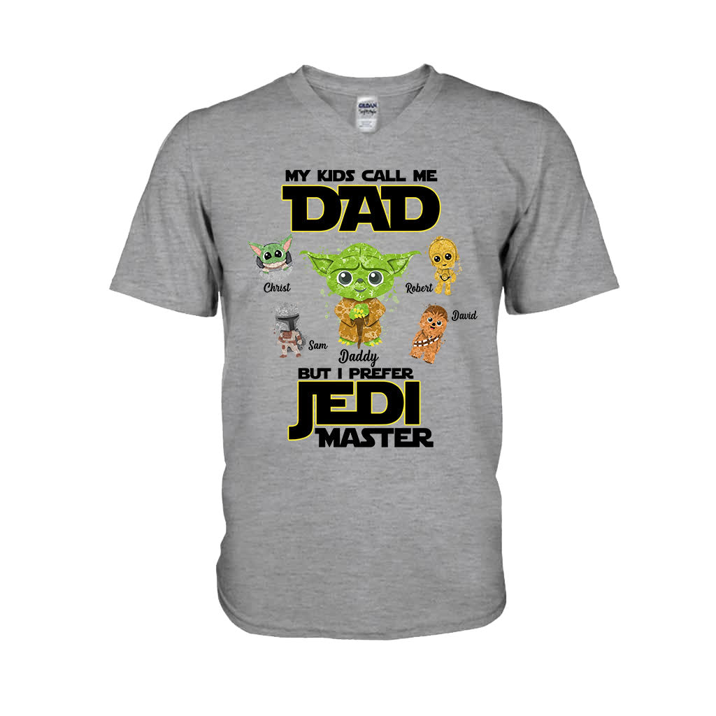 My Kids Call Me Dad But I Prefer Master - Personalized The Force T-shirt and Hoodie