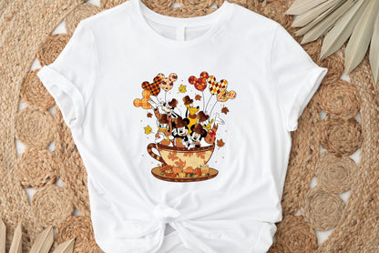 Autumn Leaves Mouse T-shirt and Hoodie 0823