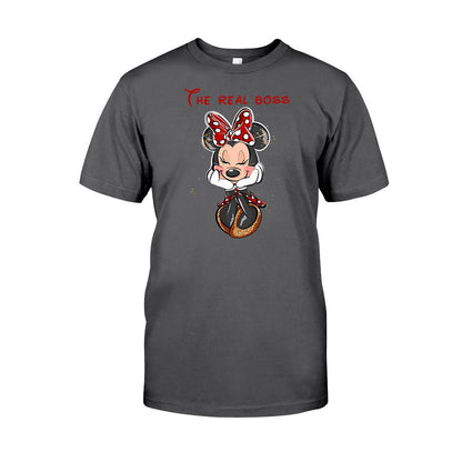 The Boss The Real Boss - Personalized Mouse T-shirt and Hoodie