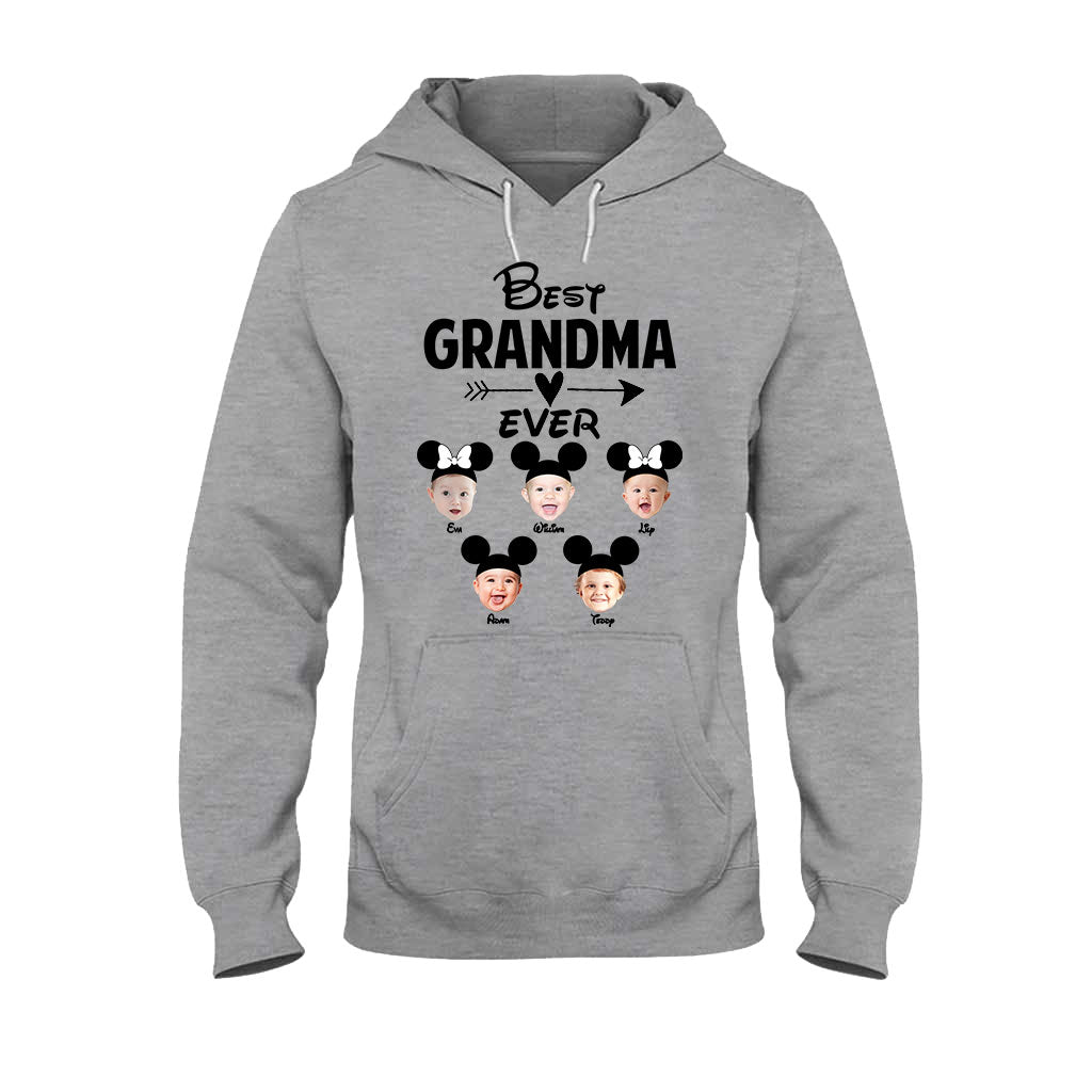 Best Grandma Ever - Personalized Mouse T-shirt and Hoodie