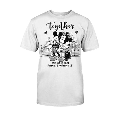 Better Together - Personalized Couple Mouse T-shirt and Hoodie