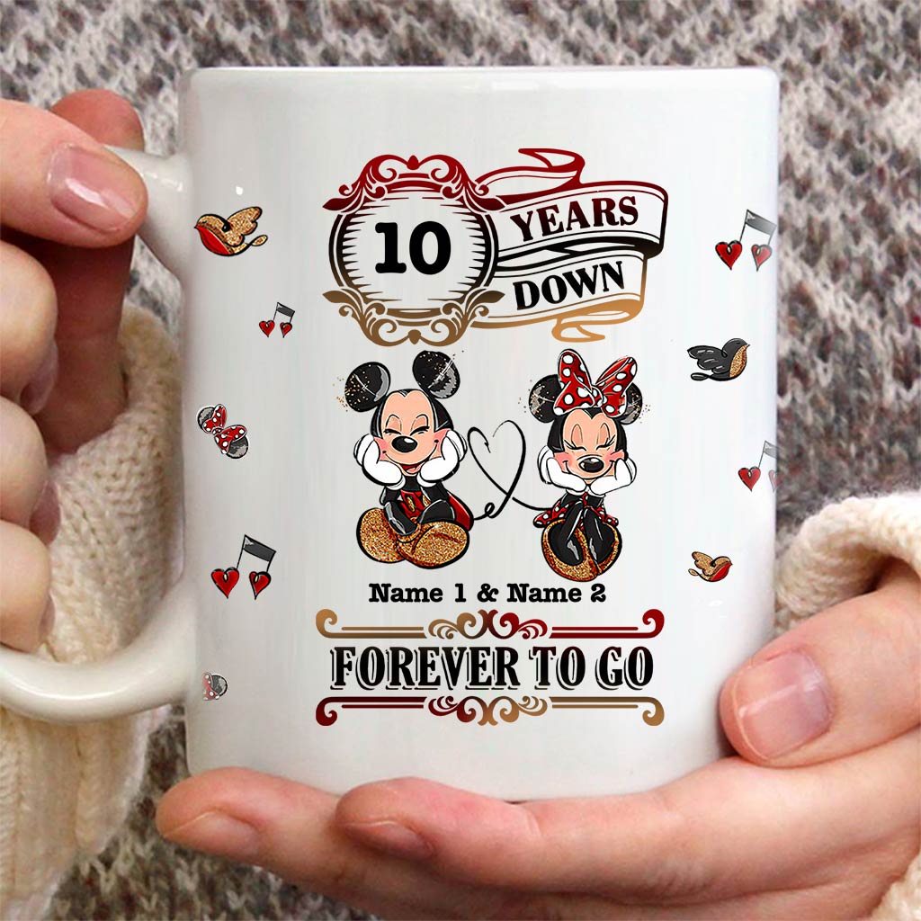 Forever To Go - Personalized Couple Mouse Mug