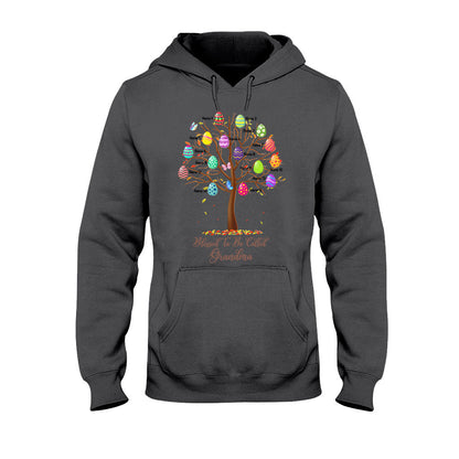 Blessed To Be Called Grandma - Personalized Easter Day Grandma T-shirt and Hoodie