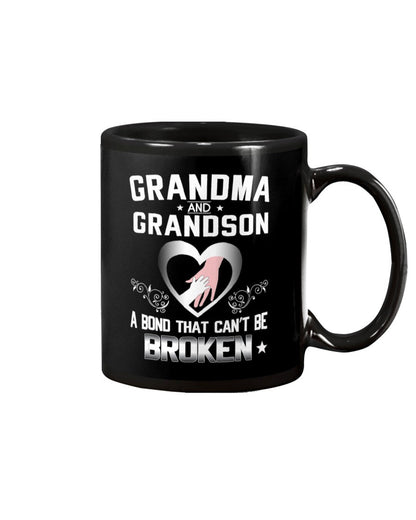 Grandma And Grandson A Bond That Can't Be Broken - Grandma Mug 0921