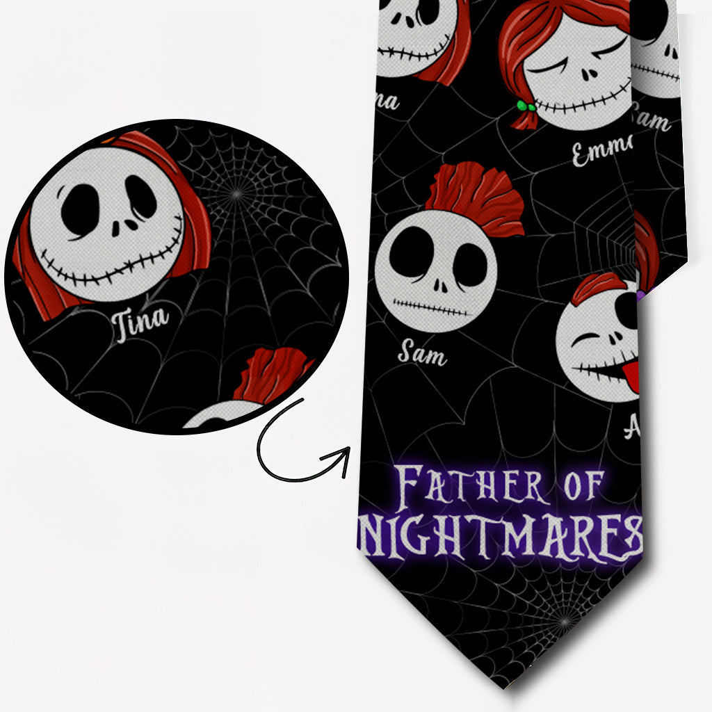 Father Of Nightmares - Personalized Nightmare Necktie