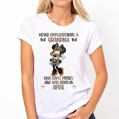 Never Underestimate A Grandma - Personalized Mother's Day Mouse T-shirt and Hoodie