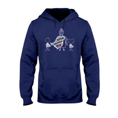 Super Grandma - Personalized Grandma T-shirt and Hoodie