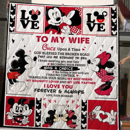 Mouse Couple Mouse Quilt 0523