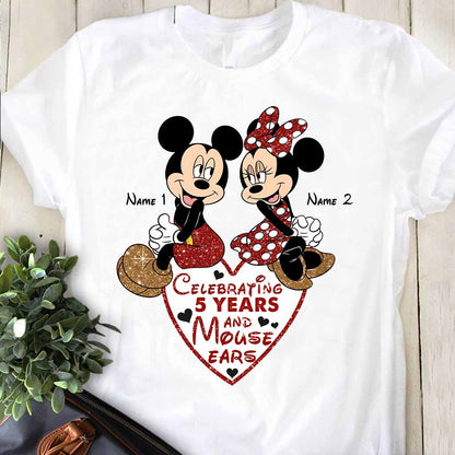 Magical Couple 2 - Personalized Couple Mouse T-shirt and Hoodie