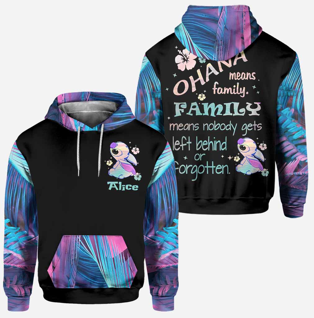 Ohana Means Family - Personalized Ohana Hoodie and Leggings