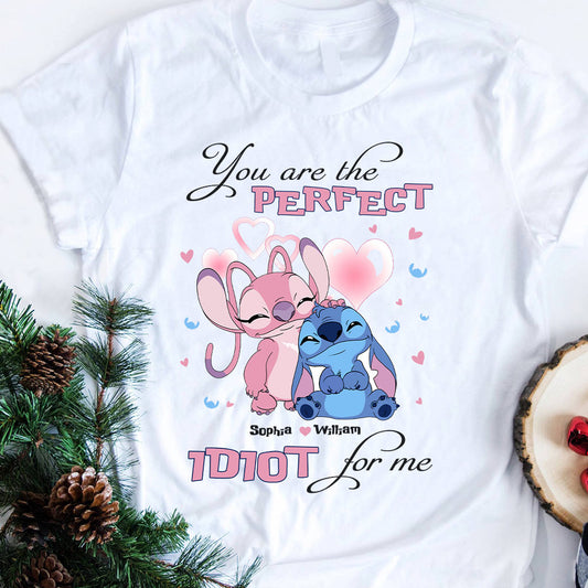 Perfect Idiot - Personalized Couple Ohana T-shirt and Hoodie