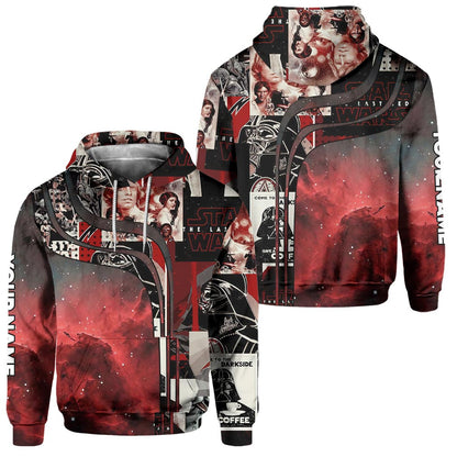Dark Side - Personalized The Force Hoodie and Sweatpants