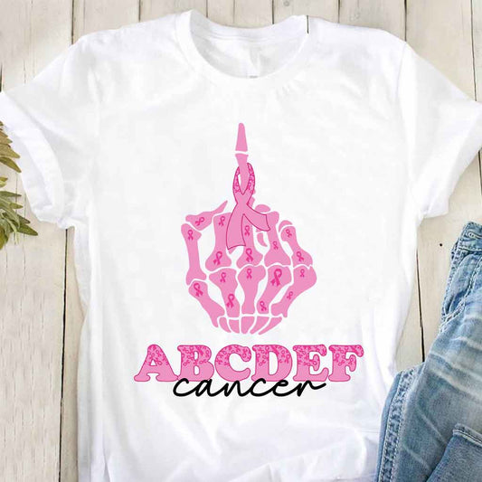 ABCDEF Cancer - Breast Cancer Awareness T-shirt and Hoodie