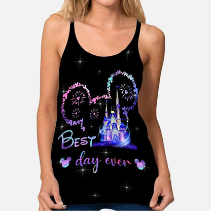 Best Day Ever - Mouse Cross Tank Top