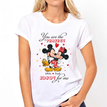 Perfect Idiot - Personalized Couple Mouse T-shirt and Hoodie