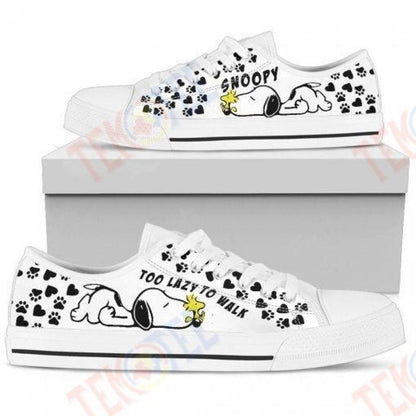 Too Lazy To Walk Low Top Shoes 0523