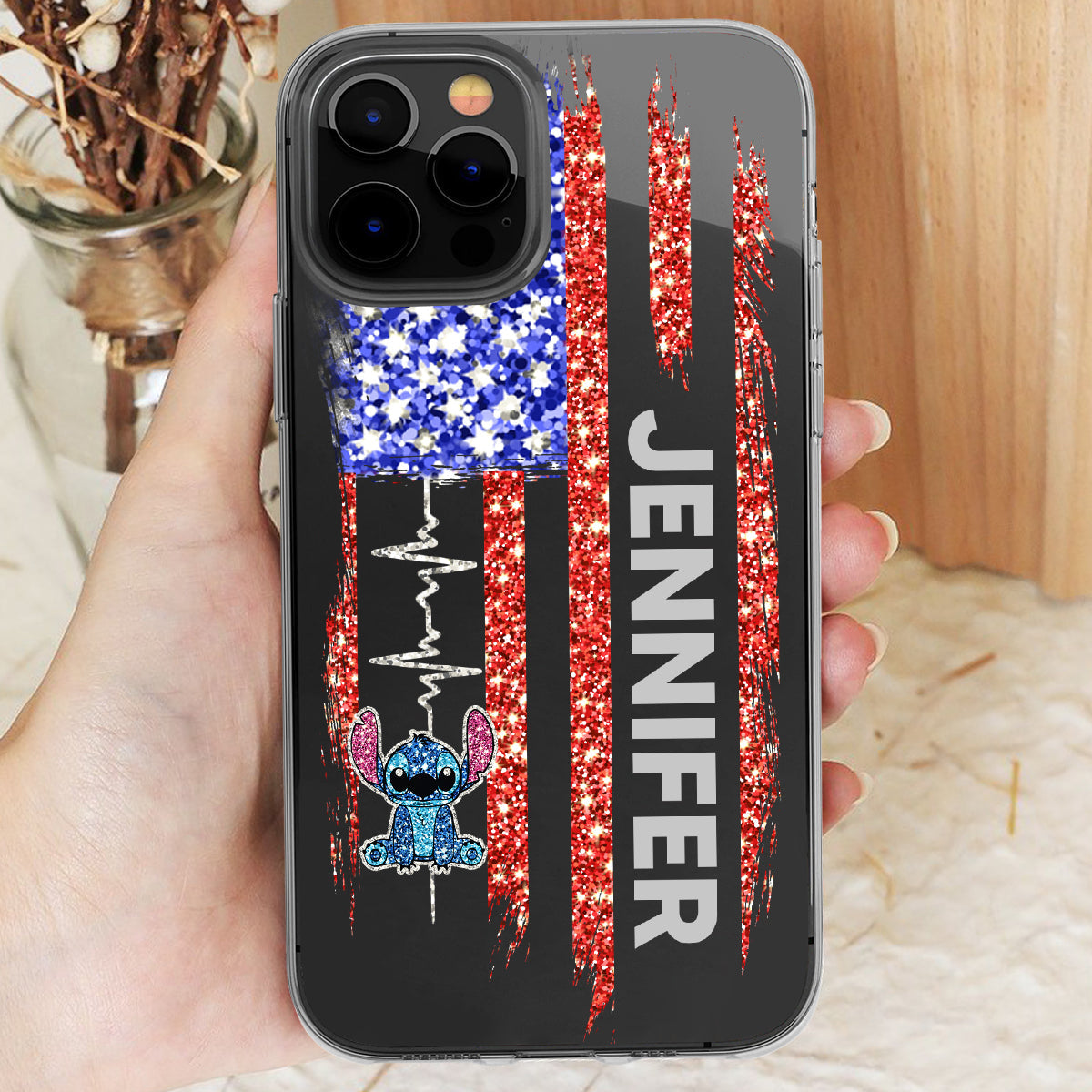 Ohana - Personalized Ohana Clear Phone Case