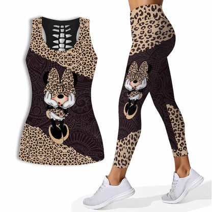 Dreamy Mouse Ears - Hollow Tank Top and Leggings
