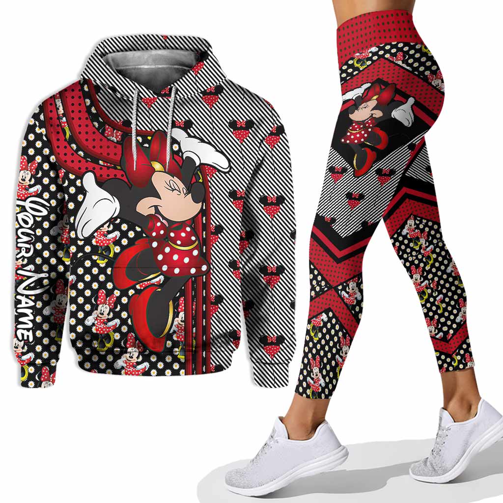 Daisy Mouse Ears - Personalized Hoodie And Leggings