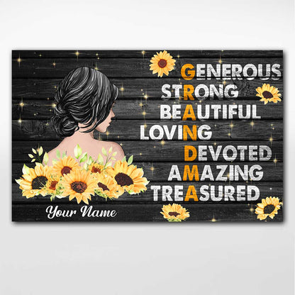 Grandma Love - Personalized Grandma Poster