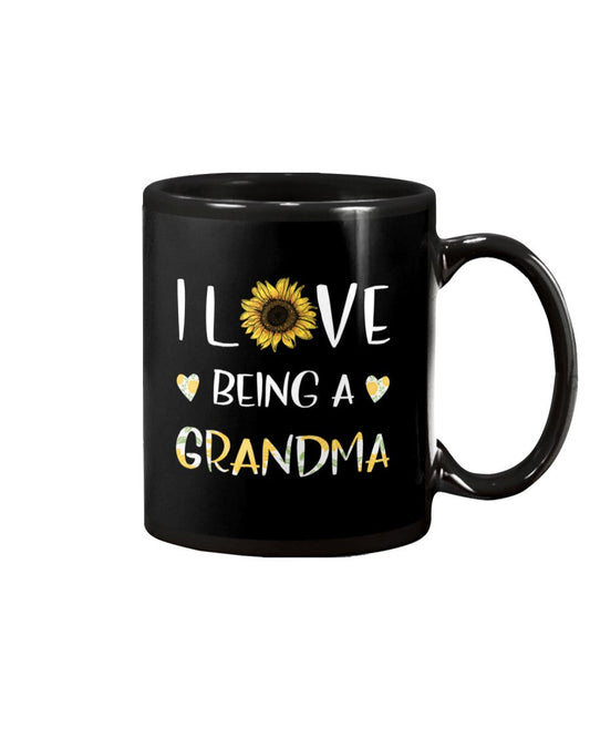 I Love Being A Grandma Sunflower - Grandma Mug 0921